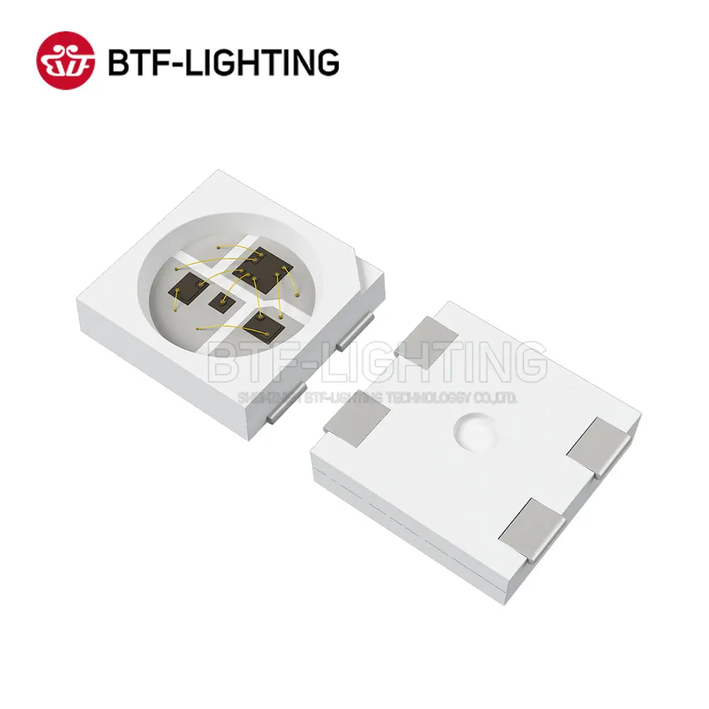 BTF6805RGB MICRO (podobné s WS2812B) 1000pcs 2427 SMD Pixelov LED Čip 0.1 W/KS Individuálne Adresovateľné Farebný DC 5V