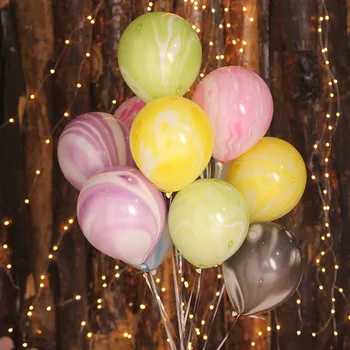 10pcs 12inch 3.2 g Achát Mramoru Balón Svadobné Dekorácie Latexové balóniky Farebné pre Dieťa Sprcha Narodeninovej Párty Dekorácie