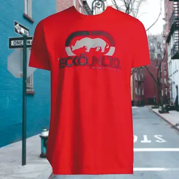 Nové Streetwear Ecko_Unltd. Rhino Krátky Rukáv Logo Grafický Červené T-Shirt Nové Módne Muži Ženy Veľkosti S-3Xl