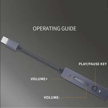 XDUOO ODKAZ V2 2021 USB DAC AMP Adaptér TYP-C 3,5 mm Audio Kábel Slúchadlový Zosilňovač