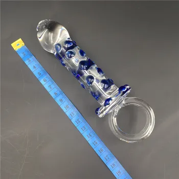 Pyrex glass dildo crystal Análny zadok plug produkty pre ženy, mužov žena muž masturbácia falošné penis Sexuálne hračky pre Dospelých