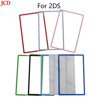JCD 10pcs/veľa Pre Nintend 2DS Hornom Povrchu Skla Zrkadlo Displej Vonkajší Kryt Objektívu Hornej Hornej časti LCD Displeja Predný Plastový Kryt Skla