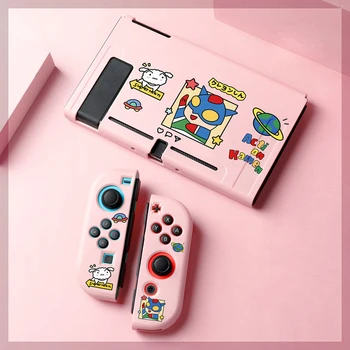 Pop Roztomilé Ružové Anime Hry Ochranné puzdro TPU Soft Shell pre Nintendo Prepínač