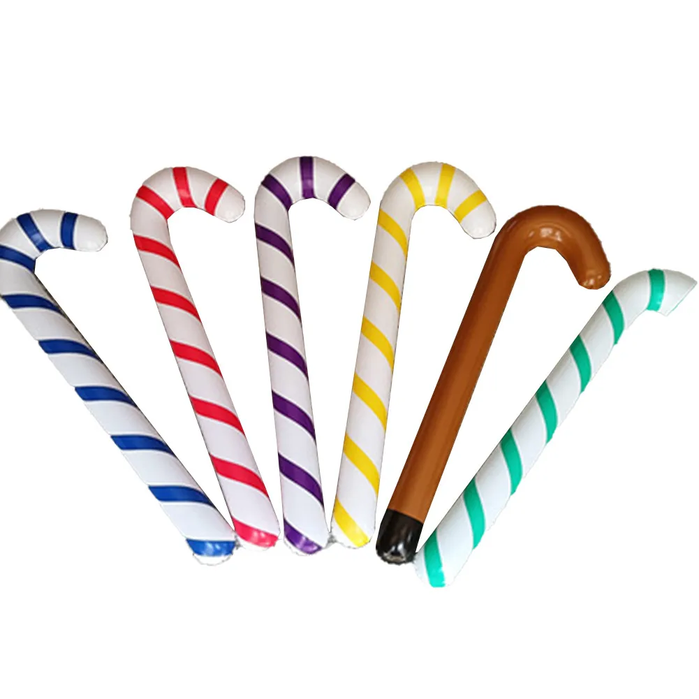 Plastové Nafukovacie Obrie Candy Cane Stick Pre Domáce Vianočný Strom Domáci Vonkajší Dekor Vianočné Darčeky Navidad 2022 Nový Rok Dekor 1