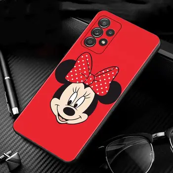 Mickey Minnie mouse Telefón puzdro pre Samsung Galaxy A51 A52 A71 A12 A32 4G A21s A72 A32 A02s 5G A11 Silikónový Kryt Plášťa