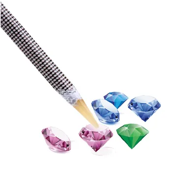 Nové manikúra s lepivými bod vŕtať pero držať diamantové šperky špeciálne pero bod vrták nástroj stick vŕtať perá, farby, pastelky,HJJ76