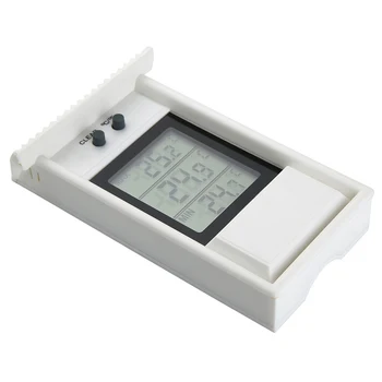 LCD Digitálny Nepremokavé Pamäť Teplomery Záhradný Dom Stenu Meranie Teploty Max Min Hodnota Displej -20~50C 1