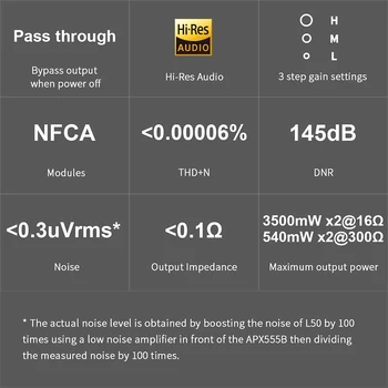 POLEVA L50 NFCA Slúchadlový Zosilňovač SE+BAL Vstup 6.35 mm/XLR Výstup, Hi-Res Audio Najlepšie Slúchadlový Zosilňovač pre POLEVOU E50 3