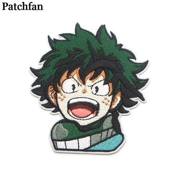 Patchfan Anime Vyšívané Žehlička Na Škvrny Odznaky Patchwork Šitie Nášivka pour Bunda Batoh nálepky A1991