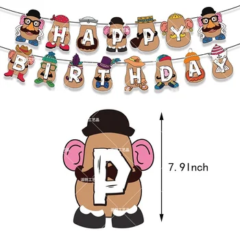 1set Disney Príbeh Hračiek Pán Potato Head Balóny Narodeniny Bannery Strany Balón Dekorácie Baby Sprcha Chlapec Deti Láskavosti Hračky 1