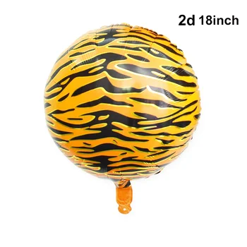8pcs Tiger Balón Nastaviť pre Čínsky Nový Rok Jarný Festival Jungle Safari Baby Sprcha Party Dekorácie Dodávky