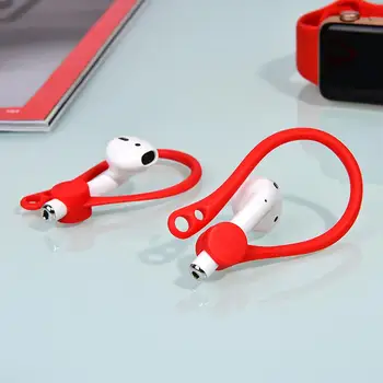Ochranné Držiak pre Apple Airpods Háčik Bezpečné Uchytenie Bezdrôtové Slúchadlá, Silikónové prípade leteckej jednotky, príslušenstvo Šport Anti-stratil EarHook