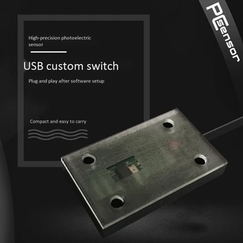 Pcsensor HID Reflexné Optické Prepínanie, Jeden-Kľúč USB Vlastnú Klávesnicu, Infračervený Senzor Prepínač