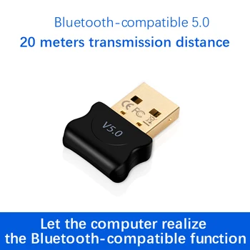 5.0 Bluetooth-kompatibilného Adaptéra USB Vysielač pre Pc Počítač Receptor Prenosné Slúchadlá Audio Tlačiareň Údaje Dongle Prijímač 5