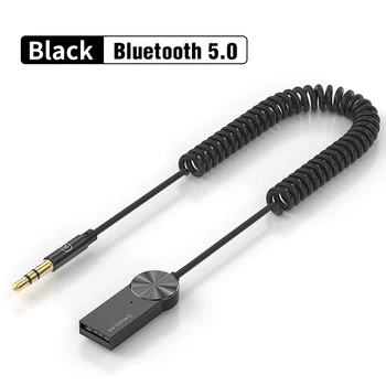 Bluetooth, Aux Adaptér Bezdrôtovej Automobilovej Prijímač hardvérový kľúč USB na 3,5 mm Jack Audio Music Mikrofón Handsfree Auto Reproduktorov Vysielača Kábel