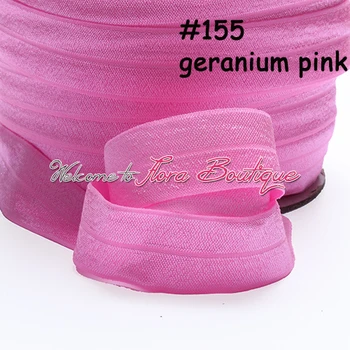 1 palcový elastické násobne viac, #155 geranium ružová elastické pásky v 100 metrov za farbu