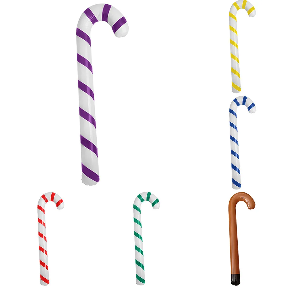 Plastové Nafukovacie Obrie Candy Cane Stick Pre Domáce Vianočný Strom Domáci Vonkajší Dekor Vianočné Darčeky Navidad 2022 Nový Rok Dekor 4