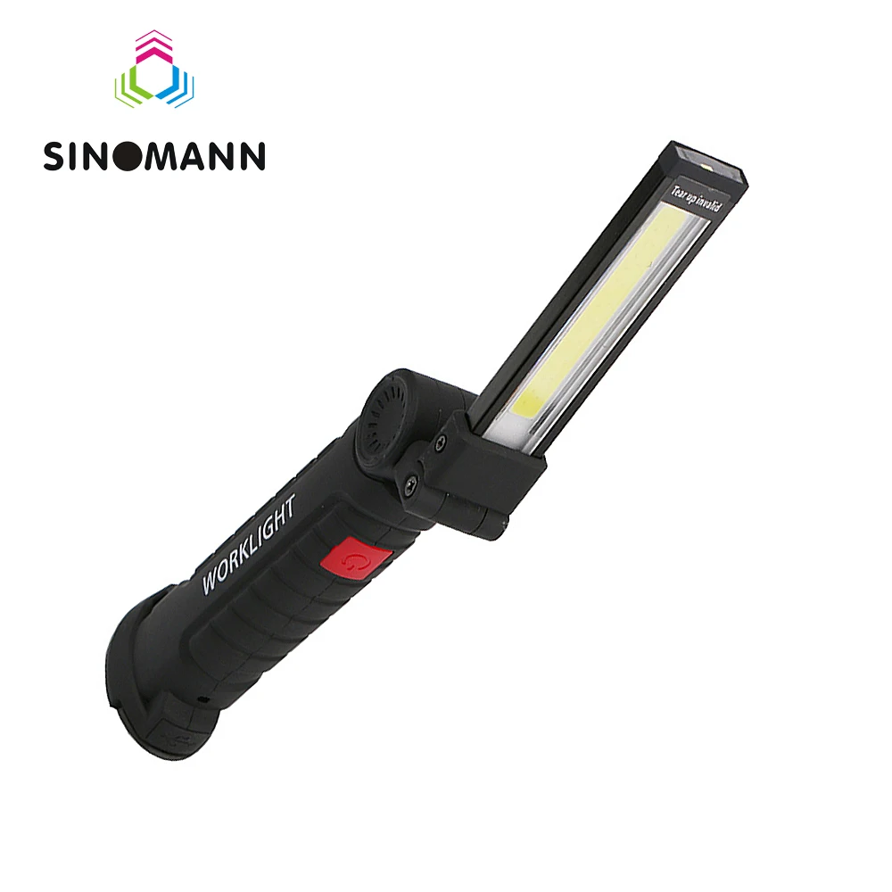 Prenosný 3 Režim KLASU Baterka Pochodeň USB Nabíjateľné LED Pracovné Svetlo Magnetické KLASU Lanterna Háčik na Zavesenie Lampa Pre Outdoor Camping 4