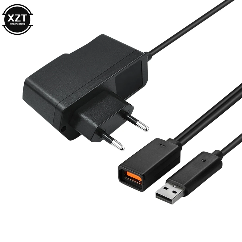 USB AC 100V-240V Napájacieho Adaptéra US/EU Plug Adaptéry USB Nabíjanie Nabíjačky Pre Microsoft Xbox 360 XBOX360 Kinect Senzor 4