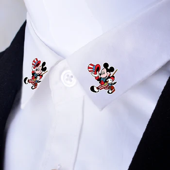 Disney Mickey Detektív Charakter Klopě Pin Chlapci A Dievčatá Módne Šperky, Darčeky, Vtipné Živice Cartoon Pin Batoh Klobúk Klopě Pin
