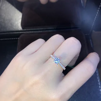 Romantický Luxus Crystal snubný Prsteň Rose Gold Ring Pre Ženy milujú darček Šperky 2020 Novú veľkosť 6 7 8 9 10