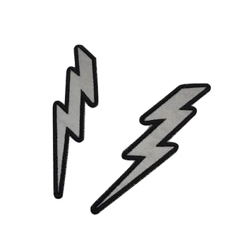 Reflexná lightning Výšivky Škvrny Odznaky Znak Príslušenstvo CM Háčika a Slučky Taktickej