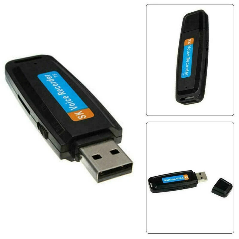 U-Disk Digitálne Audio Hlasový Záznamník Pero, Nabíjačka, USB Flash Disk, Až 32 gb Mini SD TF Vysokej Kvality 5