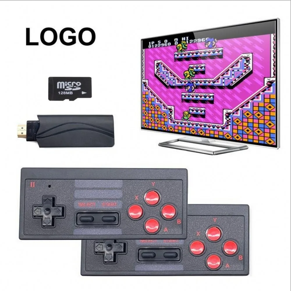 Y2 USB Bezdrôtový Ručný TV, Video, Konzoly Stavať V 621 Hry pre NES Retro Denda Konzoly Prenosné Retro Hry Stick 5