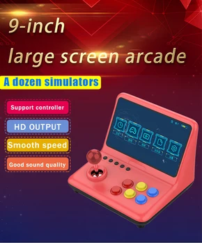 POWKIDDY A12 9 palcový ovládač arcade A7 architektúry quad-core CPU simulátor, video herné konzoly novej hry detí, darček