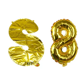 Obrie Veľkosti 32 Palcov Rose Gold Veľký Počet Fóliové Balóniky 0-9 Narodeniny, Svadby, Zasnúbenie Party Dekorácie Globos Deti Loptu Dodávky