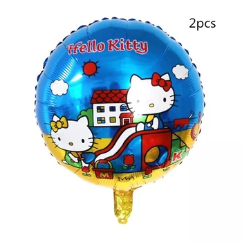 Cartoon zvierat tvar hliníkovej fólie balón kreslených mačka balón detí, narodeniny, party dekorácie 18-palcové kolesá lopta