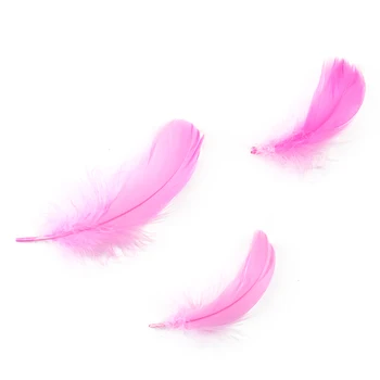 8-12 CM Ružová Husacie Perie, Plávajúce Swan Oblaky Vysoko Kvalitné Pierko Pre Remeslá DIY Svadobné Dekorácie Šaty Príslušenstvo Veľkoobchod