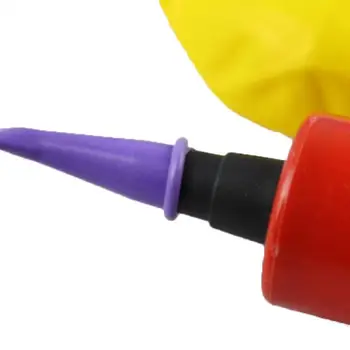 1PCS Strany Balón Nafukovacím Čerpadlo Vzduch Balón Čerpadlo Mini Plastové Ruke Držal Loptu Prenosné Užitočné Balónová Výzdoba Nástroje Svadbu
