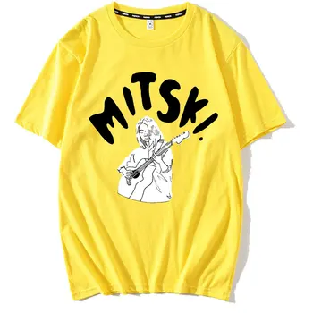 Mitski Byť Kovboj Plagát Hudobného Albumu Speváčka Print T Shirt Čistej Bavlny Tvorivé Trendov Vintage Pohode T-shirts pre Unisex Topy