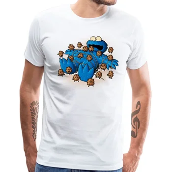 Gulliver Monster, T Košele Mužov Zábavu v Lete Cookie Monster Topy T-shirt Short najnovšie T-shirts Oansatz Bavlna oblečenie