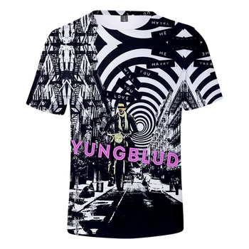 Spevák Yungblud Muži/ženy, Nové Módne Cool 3D Vytlačené T-shirts Módne Populárne Ležérny Štýl Tričko Streetwear Nadrozmerná Topy