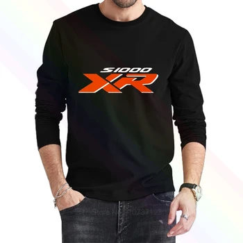 S1000Xr Logom Klasické Čierne Tričko 2021 Najnovšie Letné pánske Dlhý Rukáv Populárne Tees Tričko Topy Román Unisex