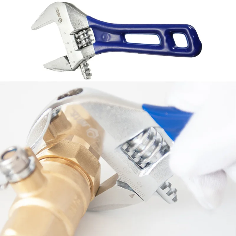 0-44 Mm Metrika Chróm Vanádiová Oceľ Multi-funkčný Kľúč Mini Veľké Otvorenie Krátke Rukoväť DIY Repair Tool