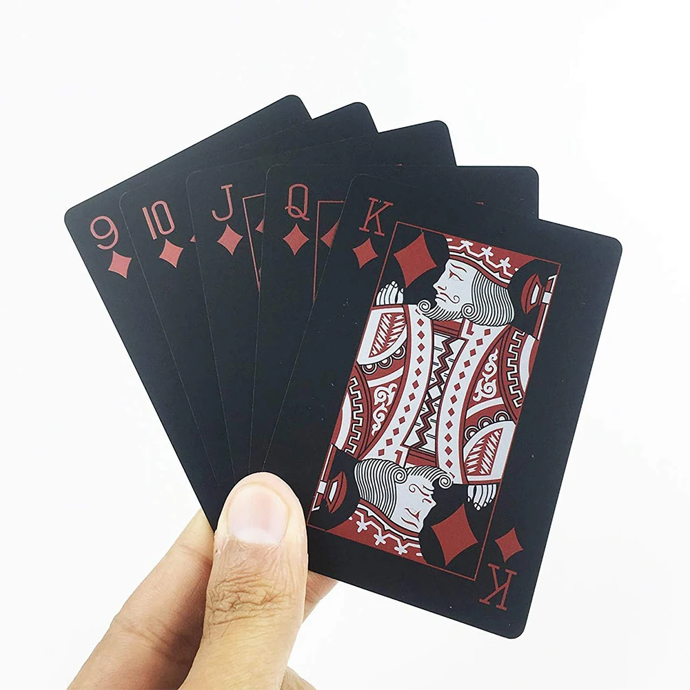 1/2Pack Klasické Magické Triky Nástroj Pack Nepremokavé Umývateľný Fólie Pokerový Stôl Hra Magic hraciu Kartu Strany Prospech Palube Joker