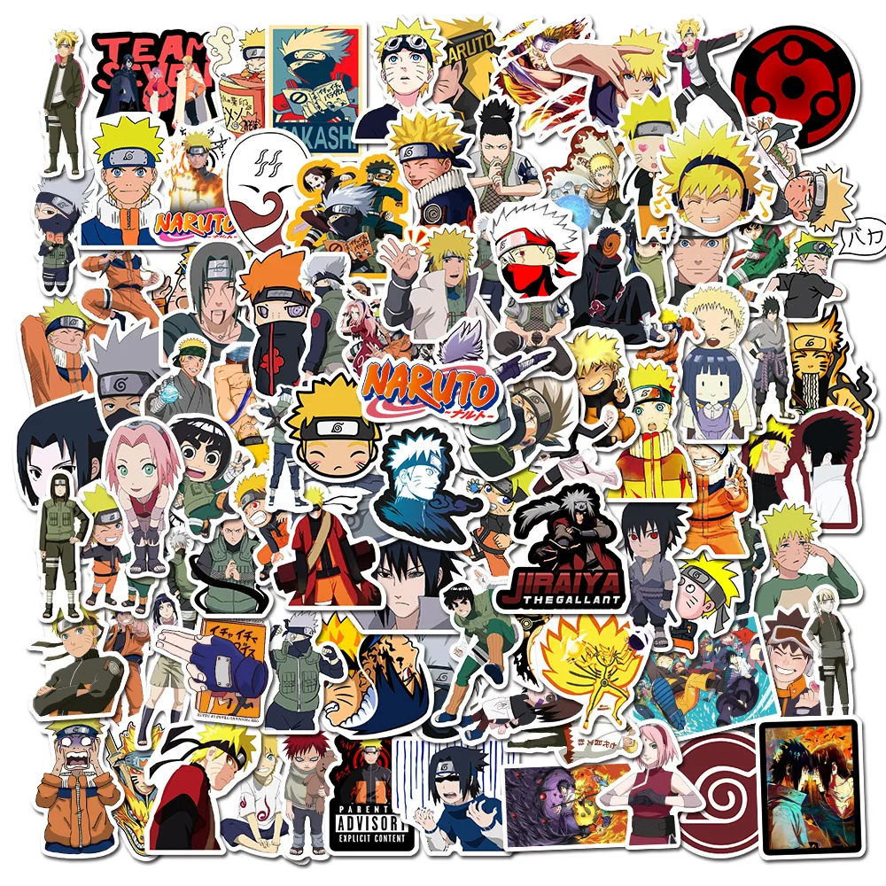 10/30/50PCS Japonské Anime Ninja Cartoon Graffiti Auto Skateboard Batožiny, Notebook, Telefón Nálepky Nepremokavé Chlapec Hračky Veľkoobchod 0