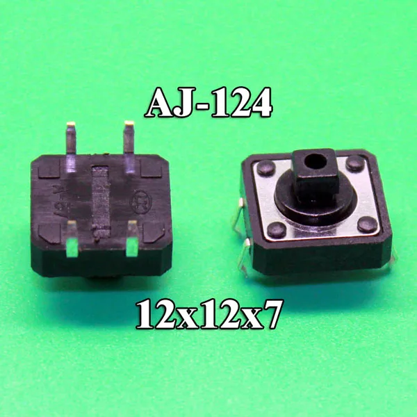 10PCS DIP 12X12X7.3 Hmatové Takt Push Button Micro Switch Momentálny 12*12*7.3 MM dobrej kvality 0