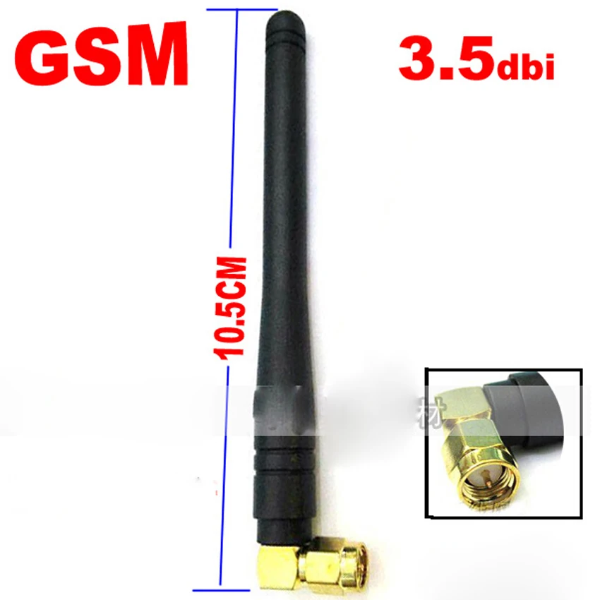 10PCS/Veľa Stĺpcovej Lepidlo držať Antény, Konektor Na pripojenie GPRS/GSM/WIFI 10.5 CM 3.5 DBI SMA koleno 0