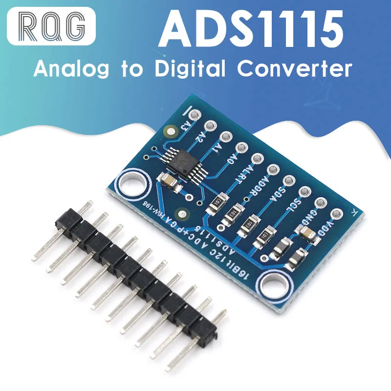 16-Bitové I2C ADS1115 Modul ADC 4 kanál s Pro Získať Zosilňovač pre Arduino RPi 0