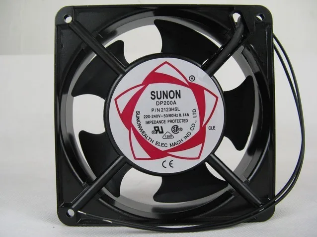 1pcs SUNON 12038 DP200A 2123XBL ventilátor odťahový ventilátor 220V 12 CM 120*120*38MM 12038 chladiaci ventilátor 0