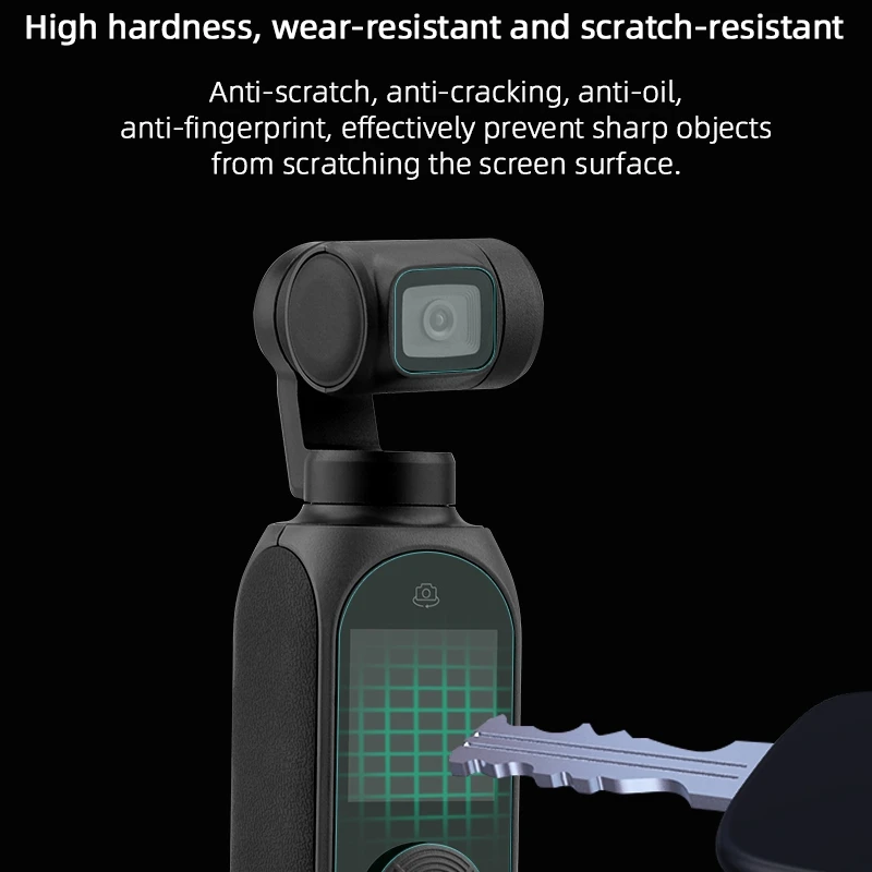 2 Nastavte Objektív Fotoaparátu Ochranná Fólia pre Fimi Palm 2 HD Tvrdeného Skla Screen Protector Gimbal Kamery Príslušenstvo