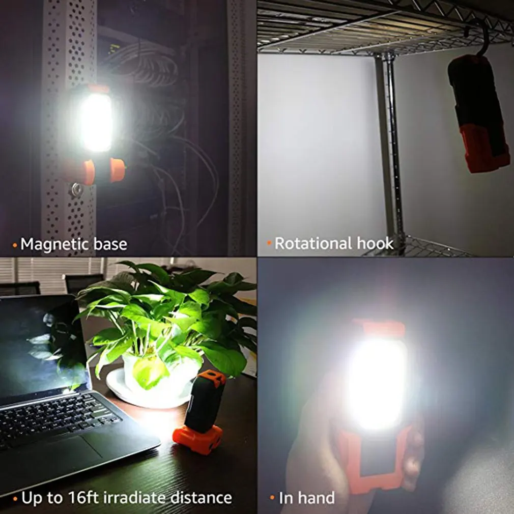 2021 NOVÉ Multifunkčné Domáce Použitie Magnetických LED Baterka Pochodeň Flexibilné rucneho Pracovné Svetlo Vonkajšie Kontroly Lampa 0