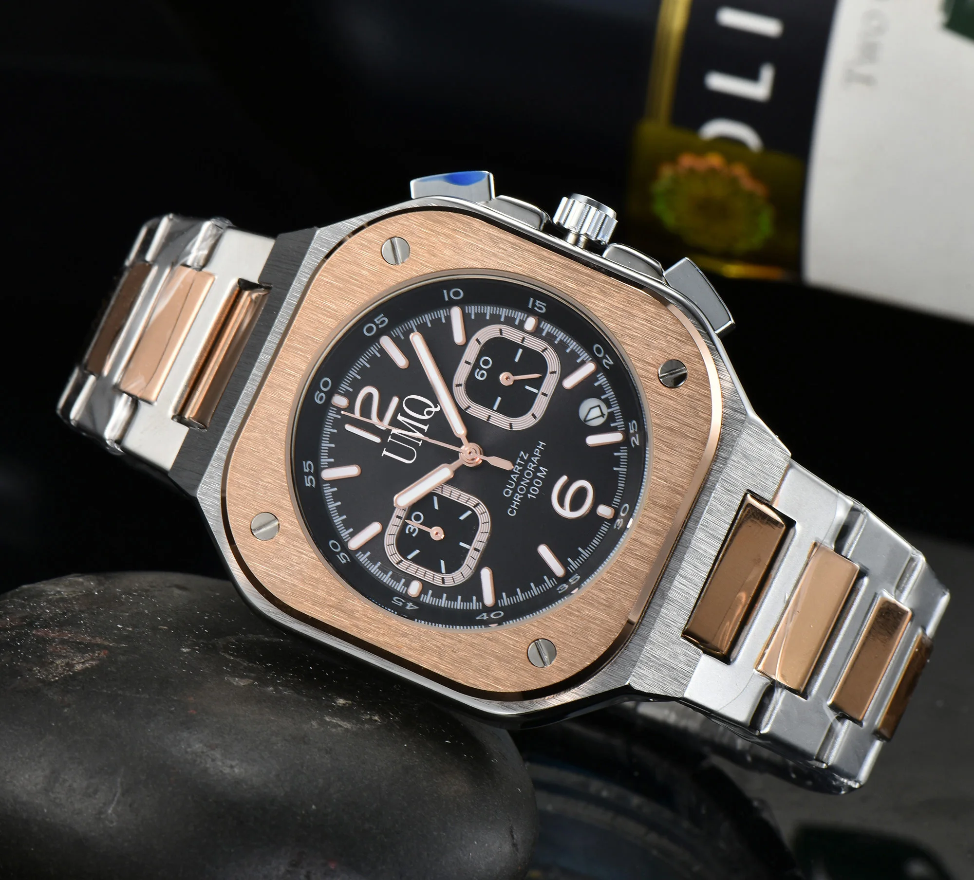 2021 nové UMQ Quartz hodinky mužov BR bell hodinky z nerezovej ocele ross hodinky náramkové hodinky luxusné vojenské hodinky 0