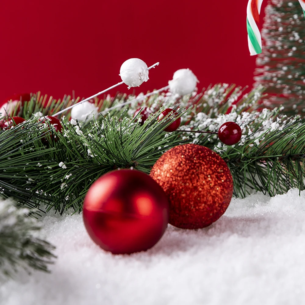 24Pcs/Set Lesk Vianočný Strom Gule Farebné Vianočné Výzdoba Dovolenku Strany Vianočný Strom Visí Čačky Nový Rok Navidad Dodávky 3 cm