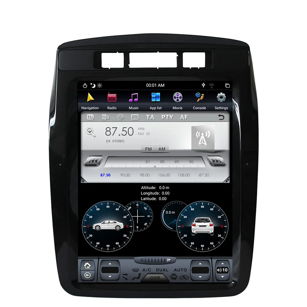 4+128G Plazmové Obrazovky Pre VW Volkswagen Touareg 2010 2011 2012 2013+ Android 9 Jednotky Car Multimedia Player, GPS, Audio Stereo Rádio