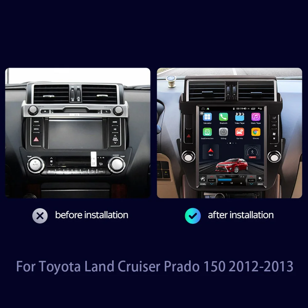 5G Android11 Auto Multimediálne Rádio Prehrávač 128G Pre Toyota Pôdy Cruiser Prado 150 2012+ Carplay GPS Navigácie Autoradio Vedúci Jednotky